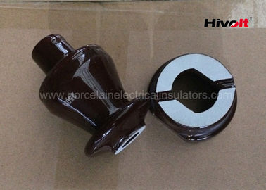 boccola ceramica dell'isolante di 1KV 250A LV, linea sopraelevata isolanti color cioccolato